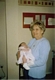 Being held by Great Nanny Ellen